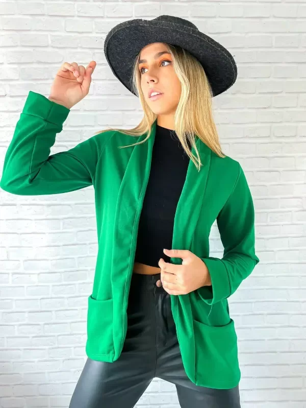 Blazer de crep varios colores