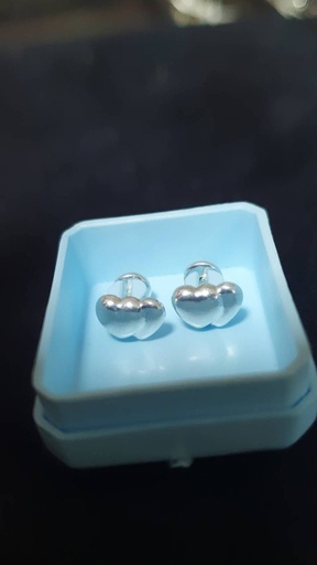 Abridores plata 925 doble corazón