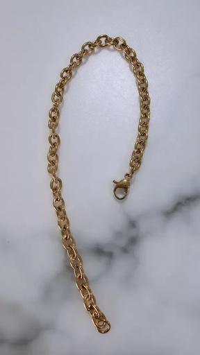 Pulsera Acero Dorado